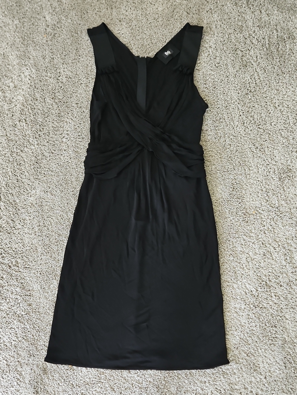 Dolce & Gabbana Black Cocktail Dress 48/XL